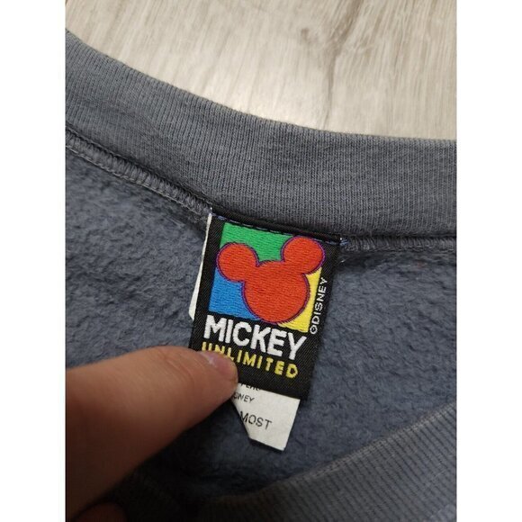 Vintage Walt Disney World Mickey Mouse Sweatshirt Jerry Leigh One Size - Picture 5 of 9